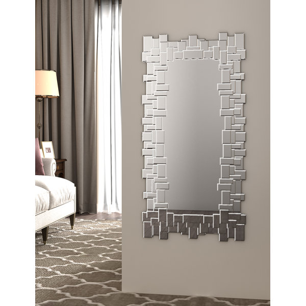 KOHROS Rectangle Glass Wall Mirror Wayfair